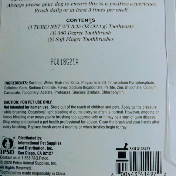 Well & Good Dental Health Kit for dogs - Picture 6 of 6